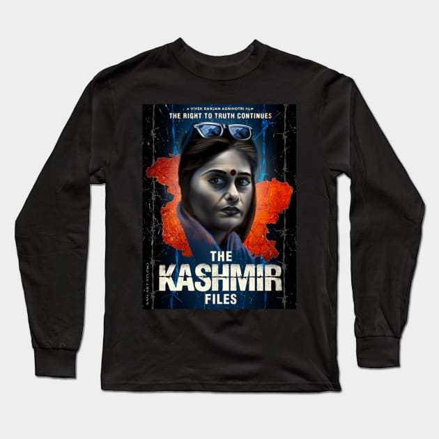 The Kashmir files Pallavi Joshi Long Sleeve T-Shirt by SAN ART STUDIO 